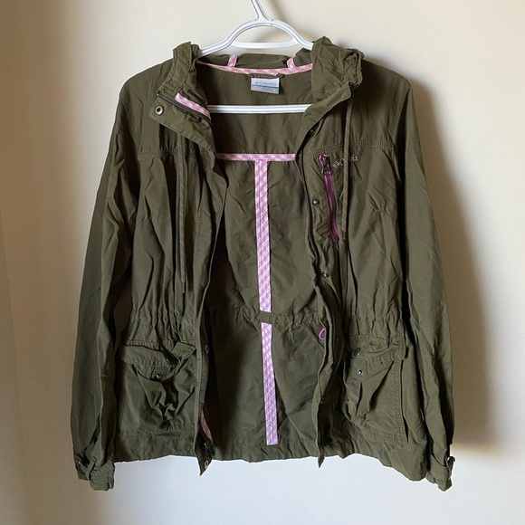 Columbia Navy Green Jacket - Picture 1 of 6